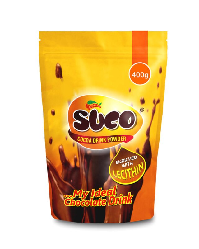 SUCO COCOA POWDER DRINK WITH LECITHIN 400G POUCH