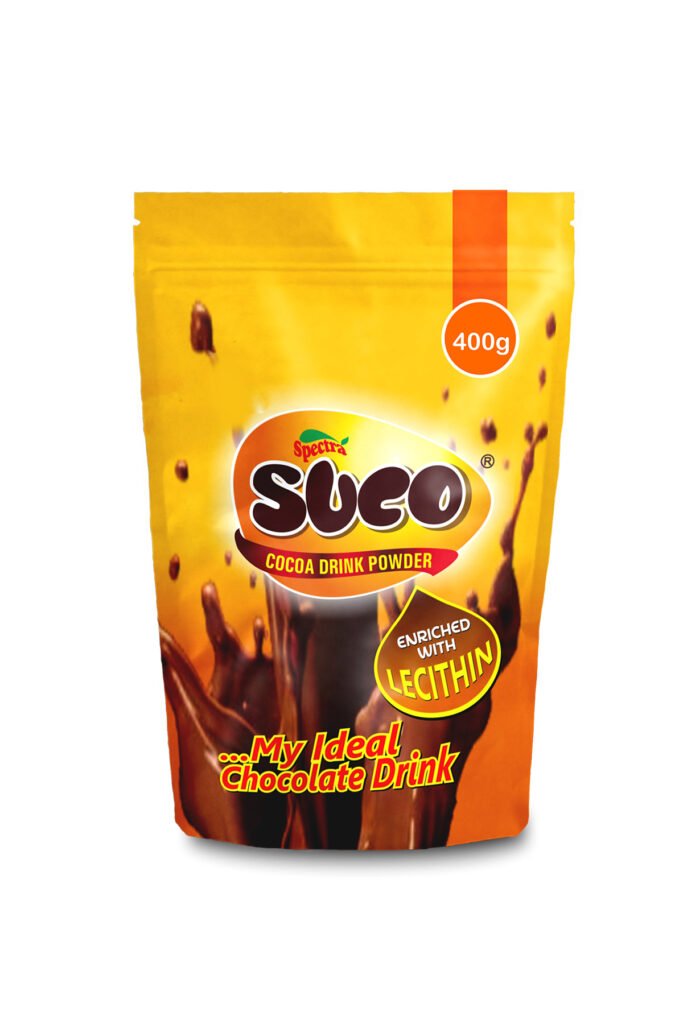 SUCO COCOA POWDER DRINK WITH LECITHIN 400G POUCH